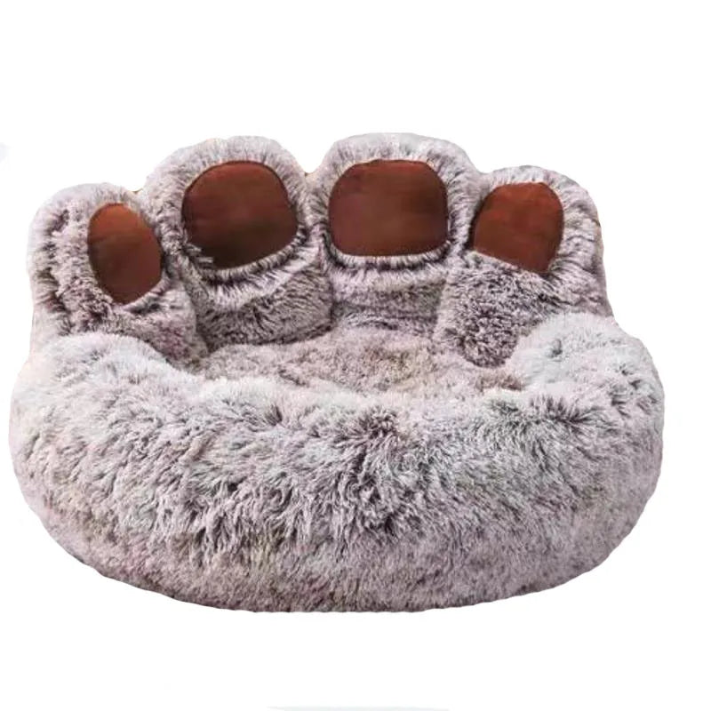 Cuccia soffice in peluche per cani e gatti – super confortevole