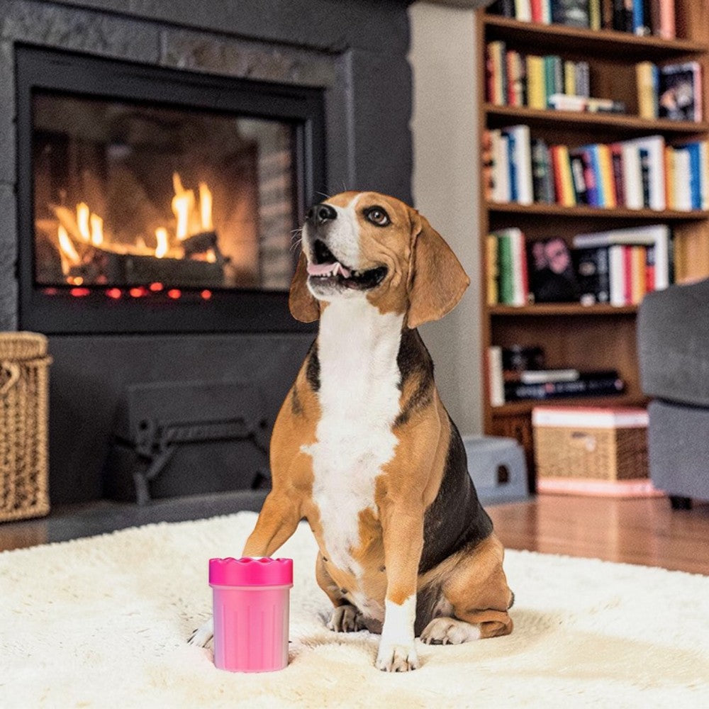 Pulitore zampe per cani in silicone – portatile e rapido