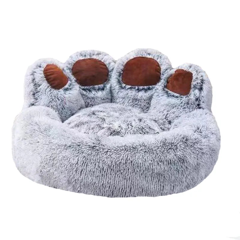 Cuccia soffice in peluche per cani e gatti – super confortevole