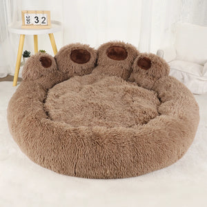 Cuccia soffice in peluche per cani e gatti – super confortevole